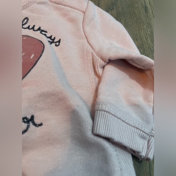 Zara‎ Sisters Always Together 3-6 mo sweatshirt - Picture 2 of 4